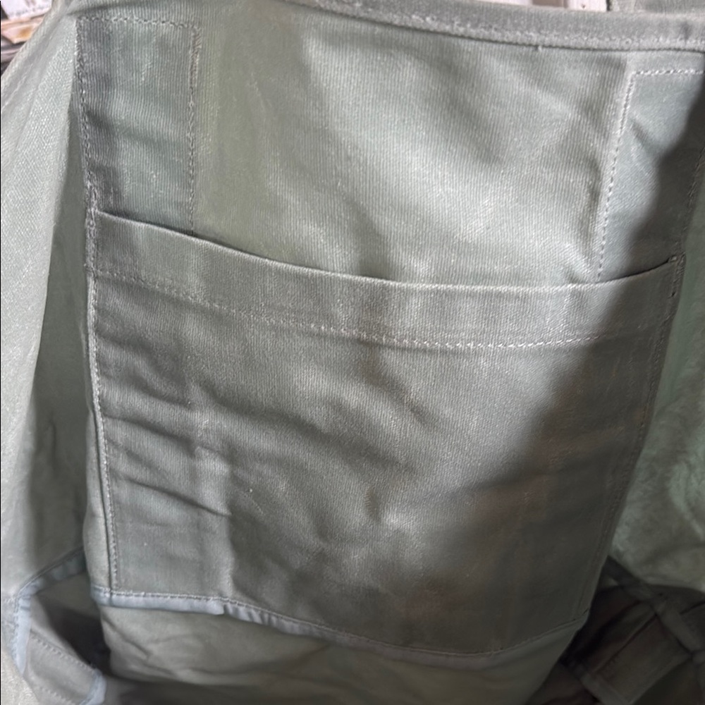 Cozy earth Green Canvas Tote Bag - Picture 5 of 7